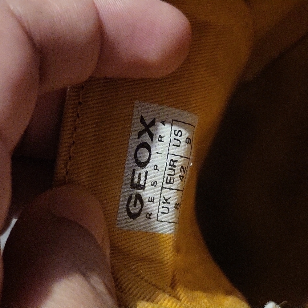 GEOX Suede Sneakers Respira Blue Size 9 - Picture 6 of 6
